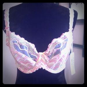 Freya Tabitha plunge bra in Sherbet. 38DD